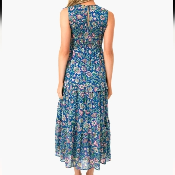 New!Banjanan Iris Dress in Poppy Mallow Surf - Picture 4 of 16